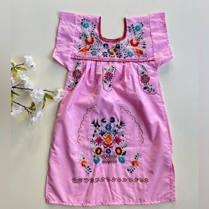 💖 Girl Mexican Embroidered Dress 💖